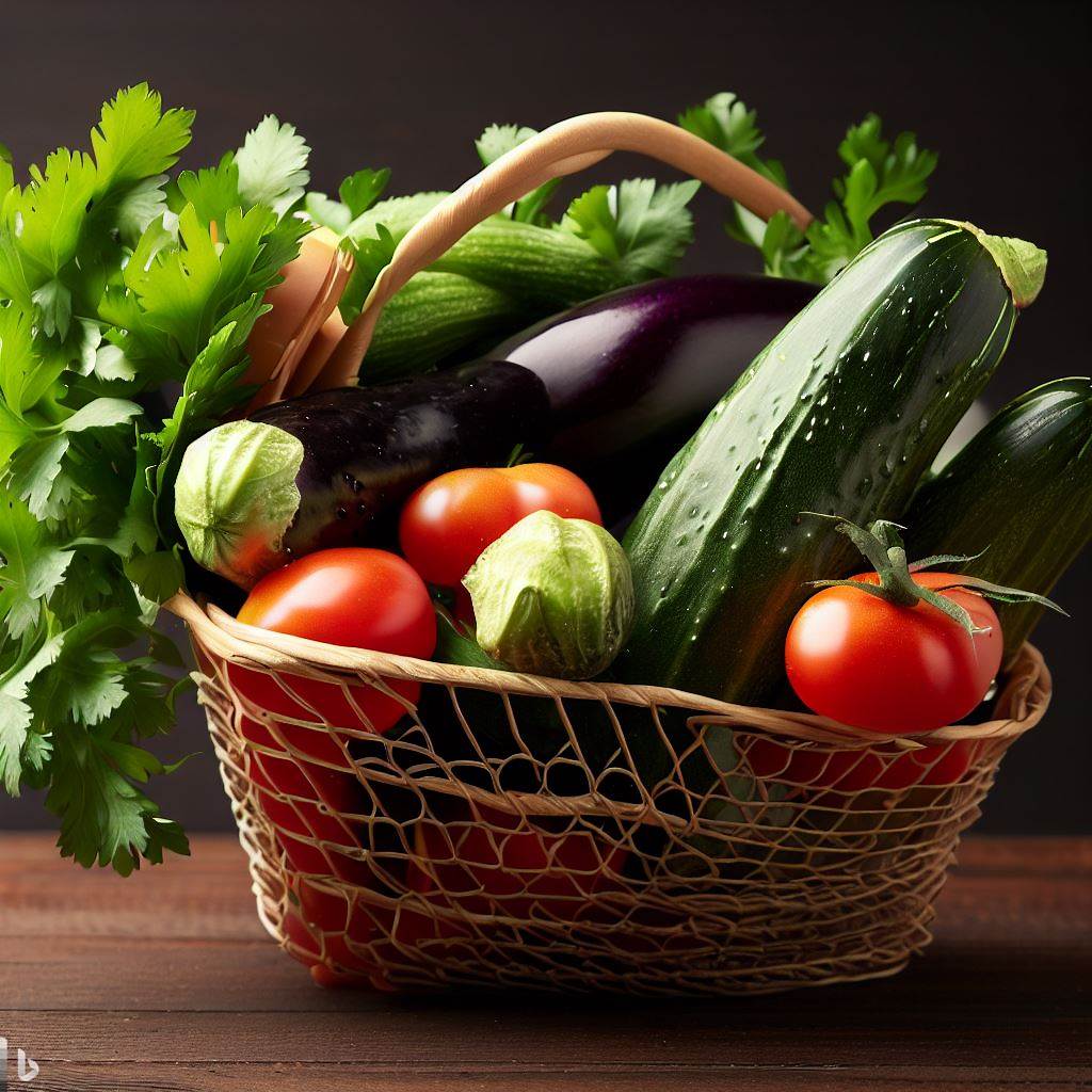 vegetables for recipe foods in Hebrew